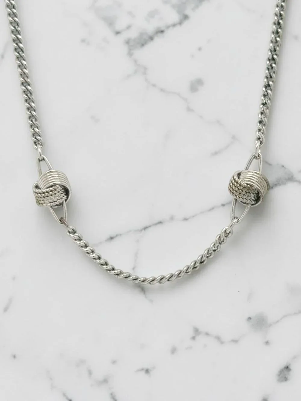 Avon Knot Station Choker Necklace - Picture 1 of 4